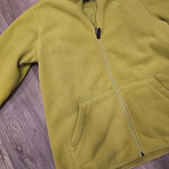 L.l.bean Youth Size XL 18 age zip up Jacket Fleece green - Picture 10 of 12